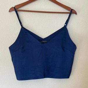 Zaful silky crop top